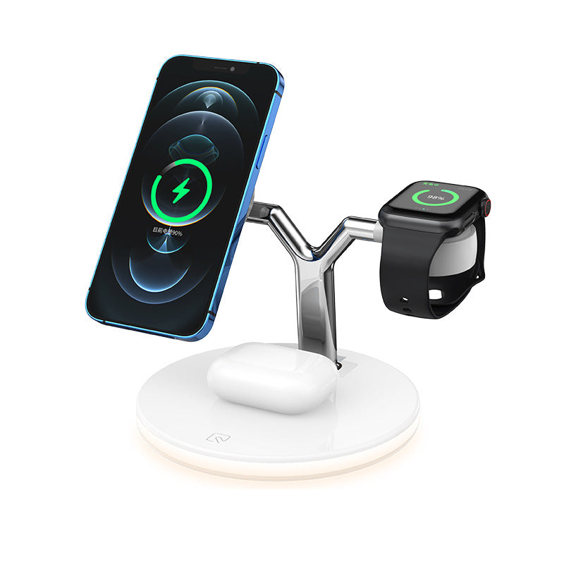 Magnetic safe 3 in 1 wireless charger